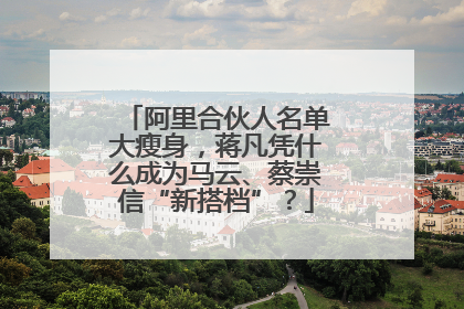 阿里合伙人名单大瘦身，蒋凡凭什么成为马云、蔡崇信“新搭档”？
