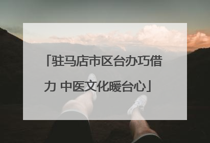 驻马店市区台办巧借力 中医文化暖台心
