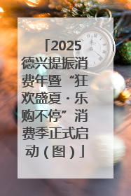 2025德兴提振消费年暨“狂欢盛夏・乐购不停”消费季正式启动（图）