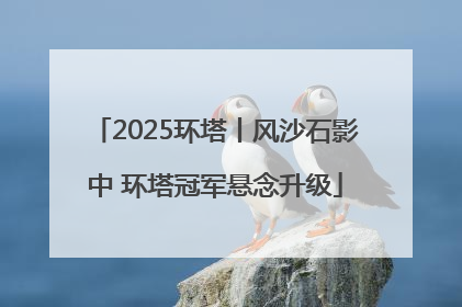 2025环塔丨风沙石影中 环塔冠军悬念升级