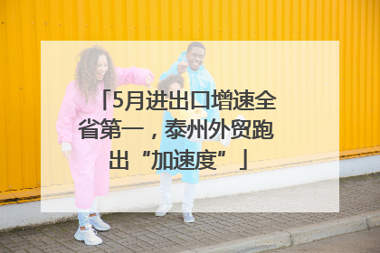 5月进出口增速全省第一，泰州外贸跑出“加速度”